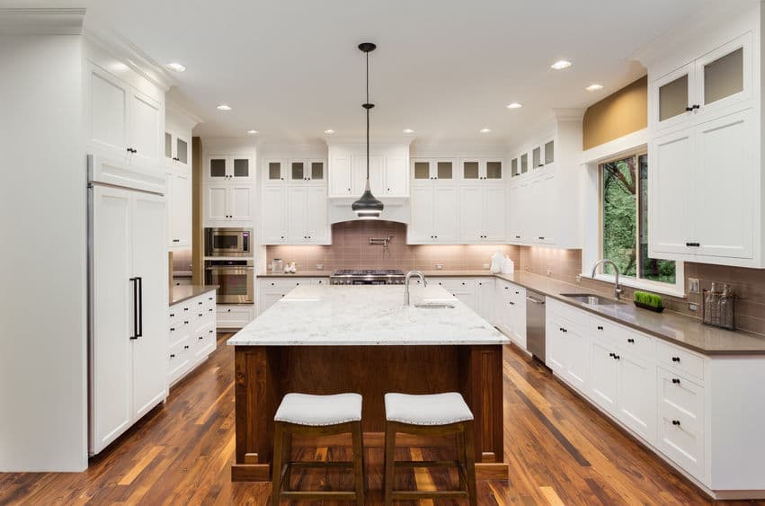 painted kitchen