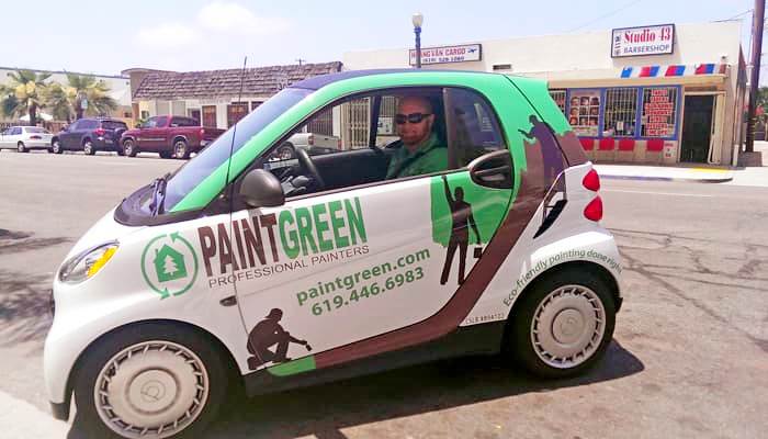 PAINTGREEN SMART CAR