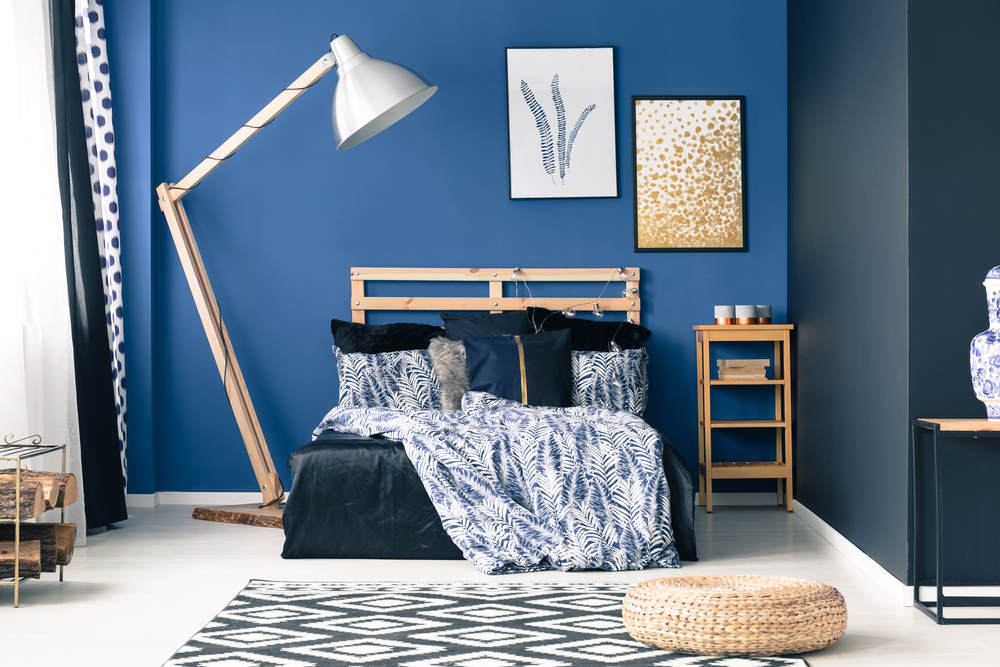 Blue Accent Wall